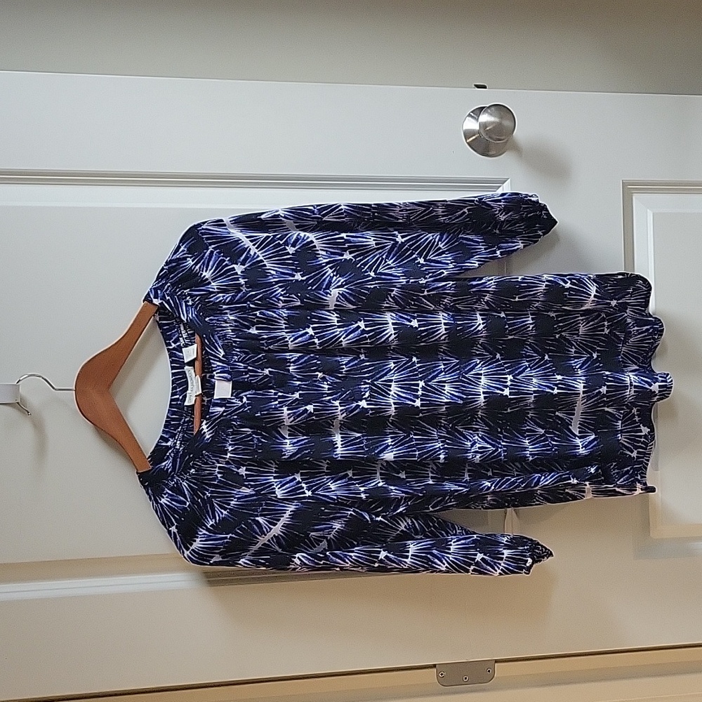 Cynthia Rowley Printed Silk Blouse